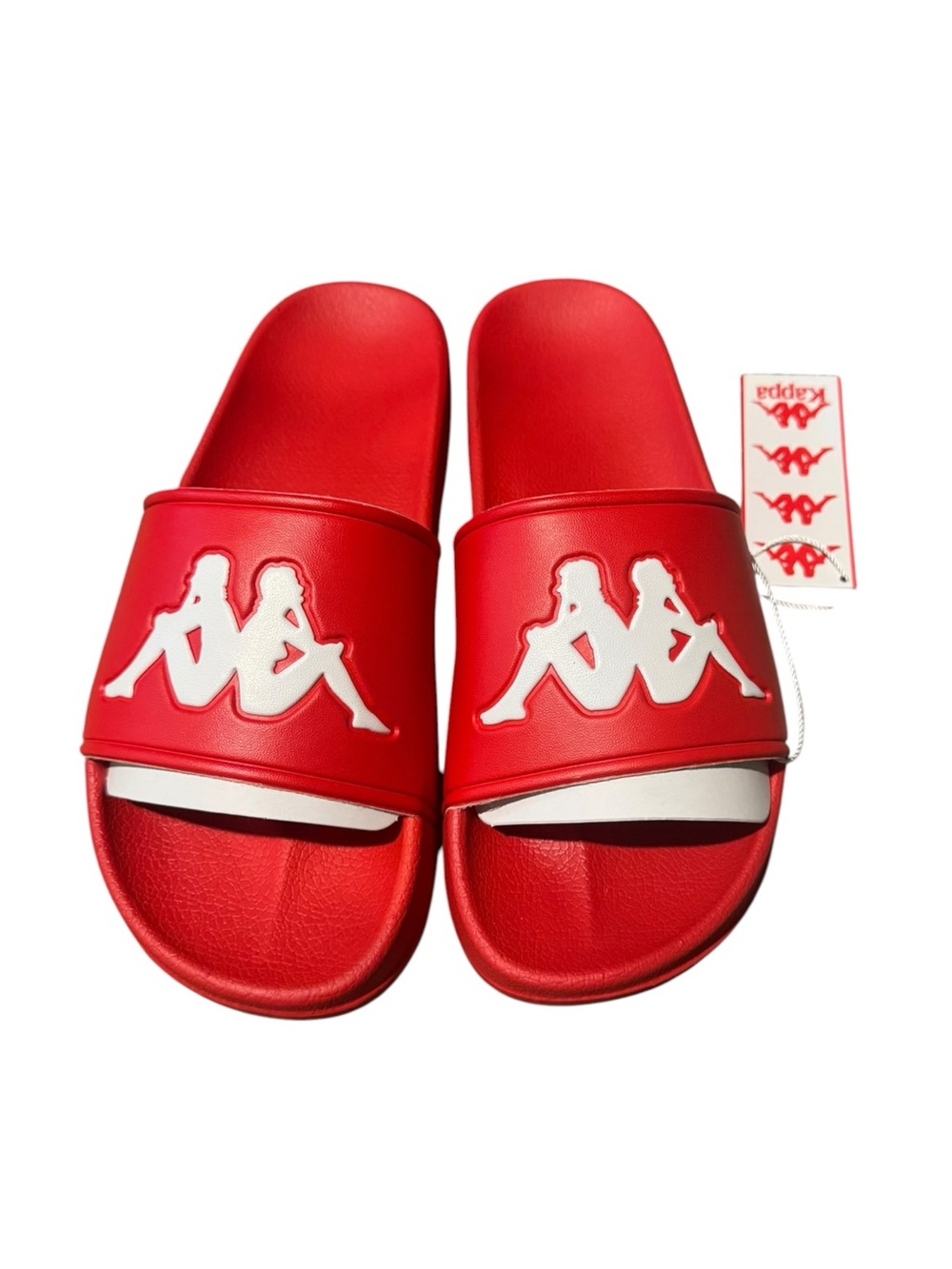 Kappa Slide Sandals with White Logo